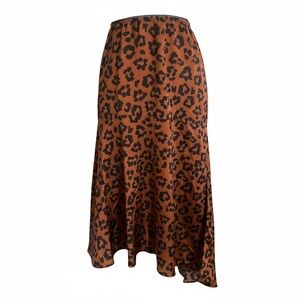 Everleigh Leopard Print Maxi Skirt